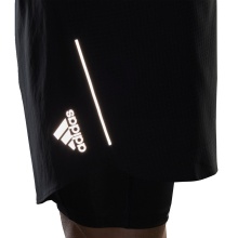 adidas Laufhose Designed 4 Running Two-in-One Shorts (regulär geschnitten, Innenslip) kurz schwarz Herren